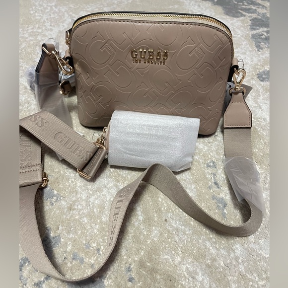 Bard new GUESS crossbody bag in Taupe color - Picture 8 of 8
